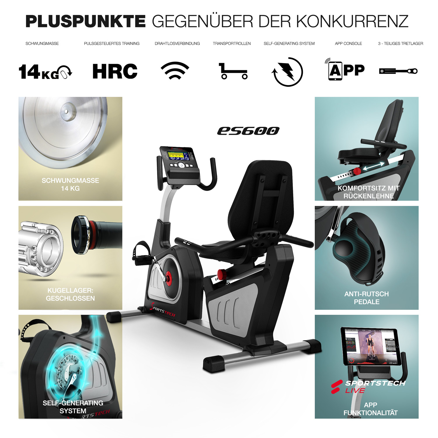 Liege outlet Ergometer ES600